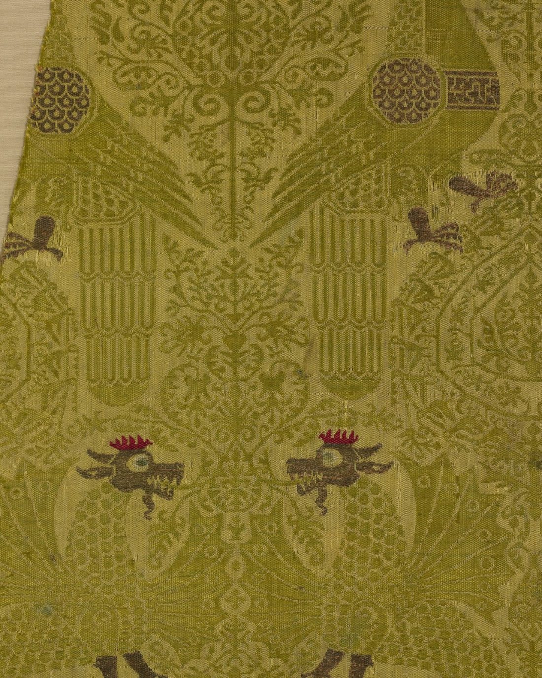 Magpie — Brocaded Silk with Gilt