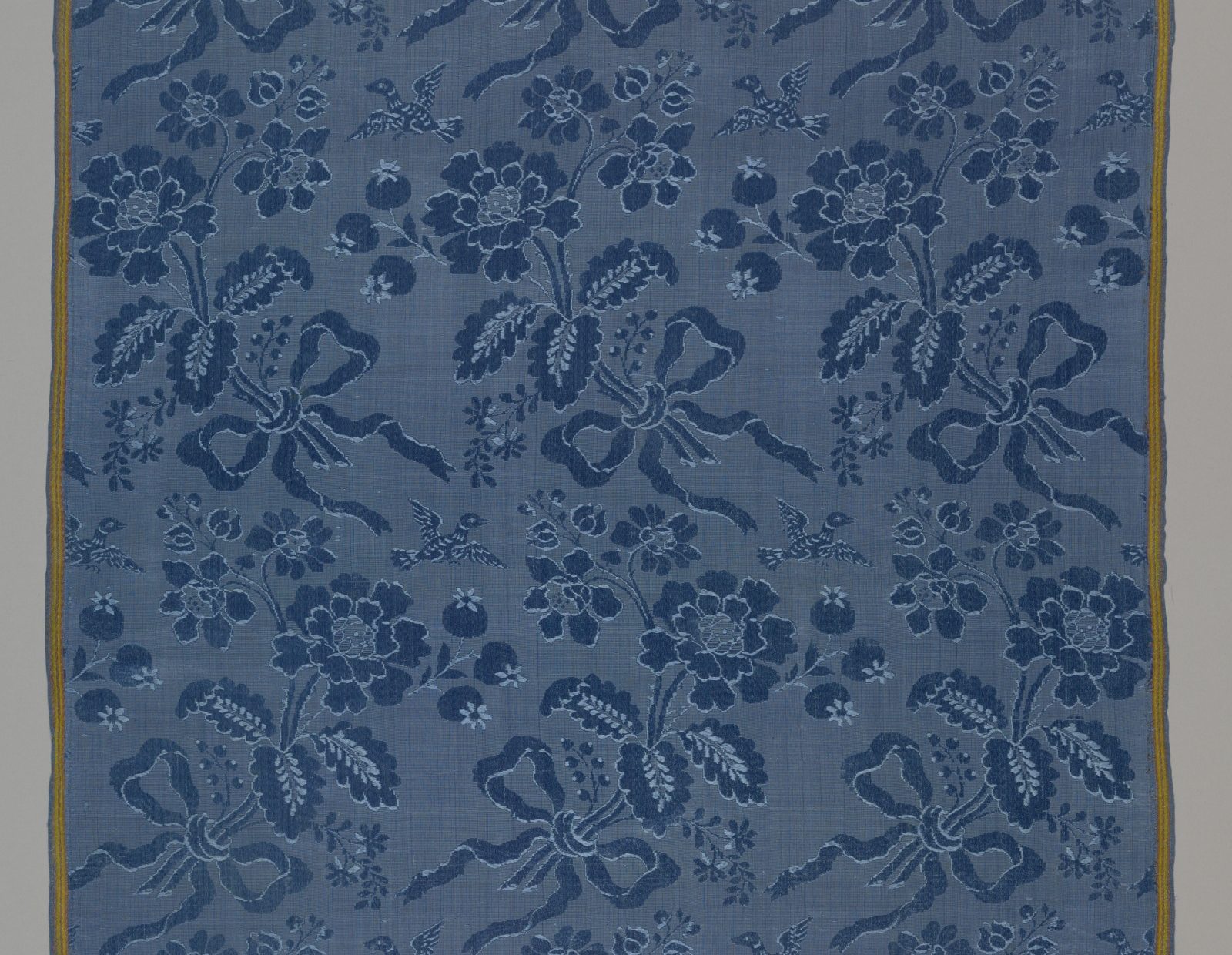 Indigo Edge — Jacquard Silk